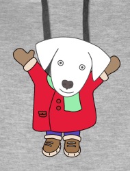 190x250 Teddy Dog Drawing Men's Premium Hoodie Spreadshirt