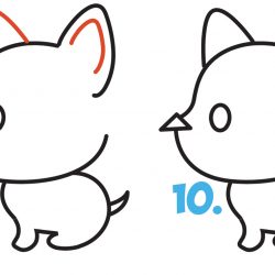 250x250 Draw Dog Easy Step