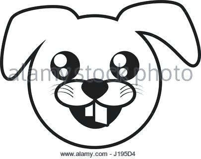 405x320 Cute Outline Pug Isolated Vector Illustration Funny Cartoon Dog
