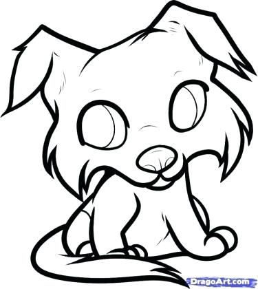 375x420 How To Draw A Cute Puppy Face