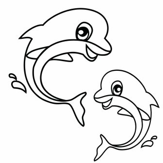 336x336 Dolphin Tattoo Easy Cute How To Draw Step Of A Fish Ajedrezdeen