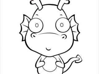 320x240 How To Draw A Cute Dragon For Kids How To Draw A Cute Easy Dragon