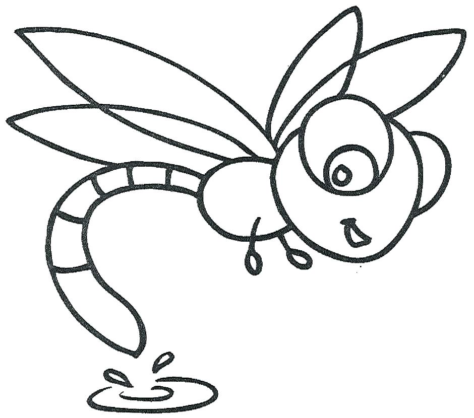 940x830 Dragonfly Coloring Pages Dragonfly Coloring Pages Simple Insects