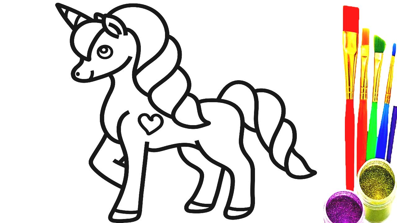 1280x720 Cute Drawing Ideas Unicorn