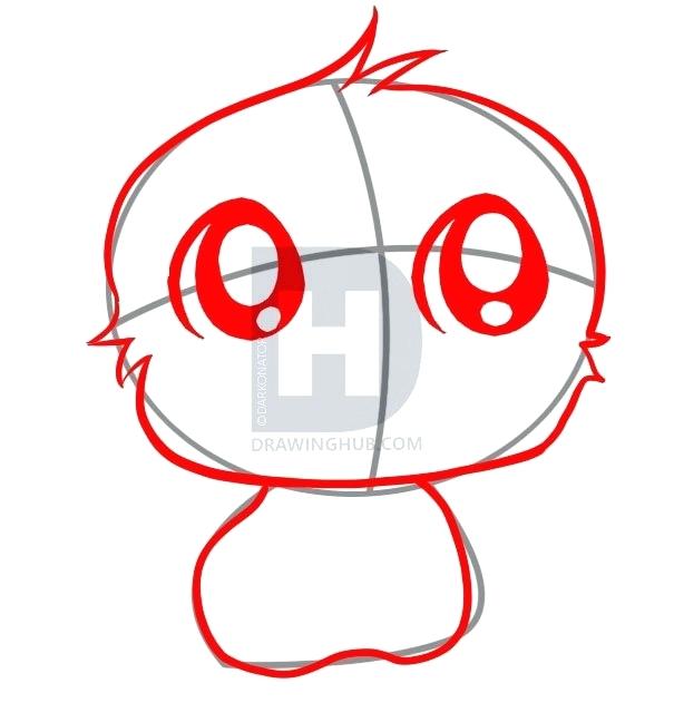 614x648 Easy Monkey To Draw Cute Easy Monkey Drawings