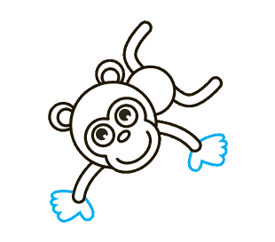 310x273 How To Draw A Cartoon Monkey In A Few Easy Steps Easy Drawing Guides