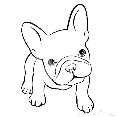 400x400 Cute Drawings Of Puppies Bulldog Pup Drawing