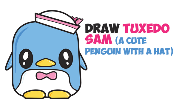 600x353 How To Draw Tuxedo Sam