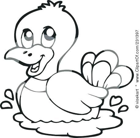 458x450 Cute Duck Coloring Pages Cute Duck Coloring Pages Outline Free