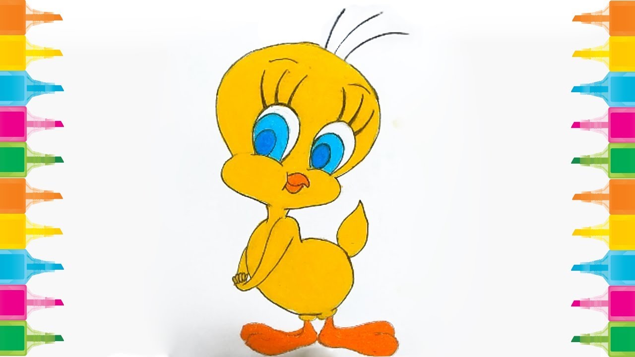 1280x720 How To Draw A Cute Duck For Kids Easy Simple