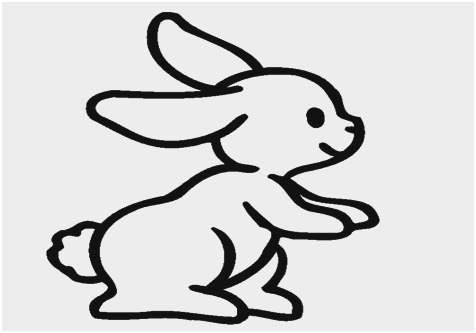 476x333 Simple Easter Coloring Pages New Easter Bunny Clipart Easy To Draw