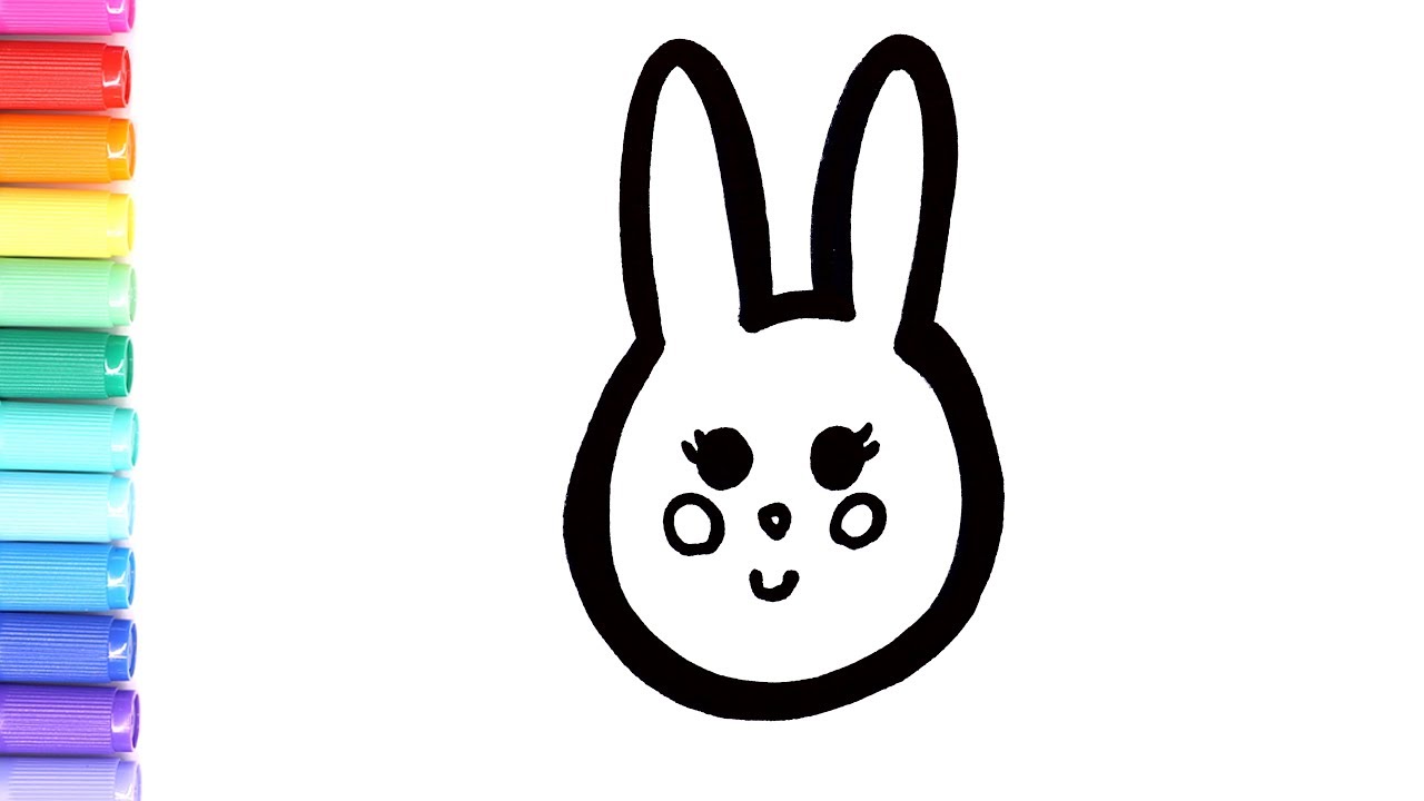 1280x720 the cutest easter bunny coloring