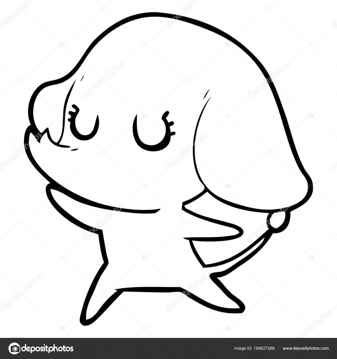 1084x1152 Elephant Drawing Cute Cartoon Styles Step