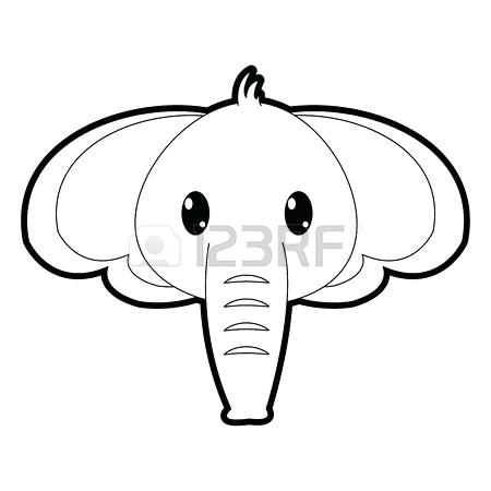 450x450 outline elephant light blue elephant clip art elephant outline