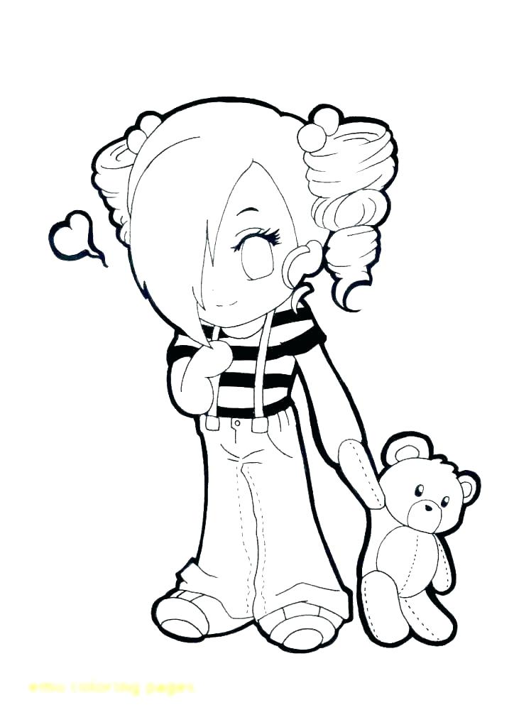 724x1024 Emo Coloring Pages To Print