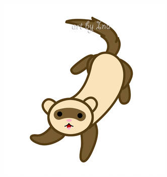 Cute Ferret Drawing | Free download on ClipArtMag