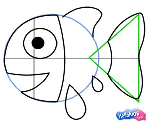 300x249 How To Draw How To Draw A Cute Fish