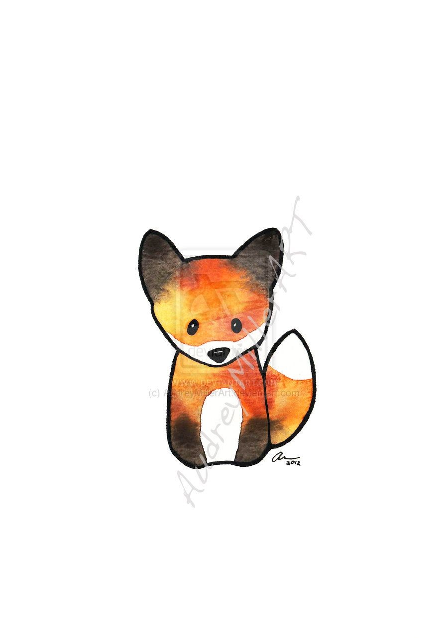 900x1282 Cute Fox Drawings