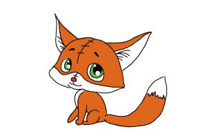 Cute Fox Drawing | Free download on ClipArtMag