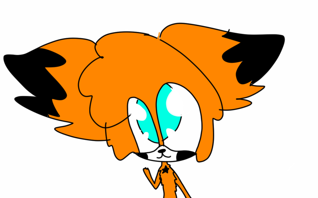 1024x640 Really Cute Fox Drawing