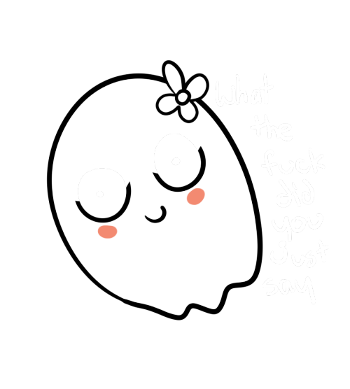 500x556 Bloodyfantrolls A Very Cute Ghost With A Flower Halloween