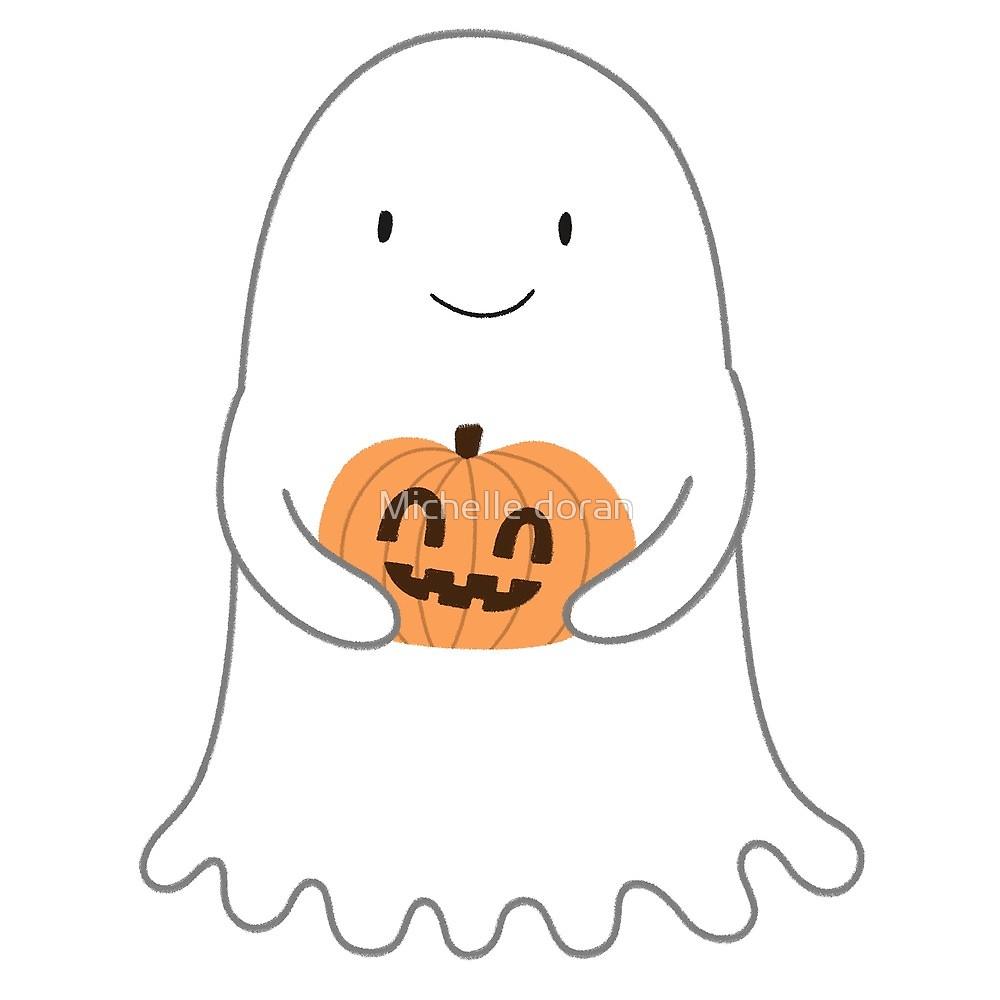 Cute Ghost Drawing | Free download on ClipArtMag