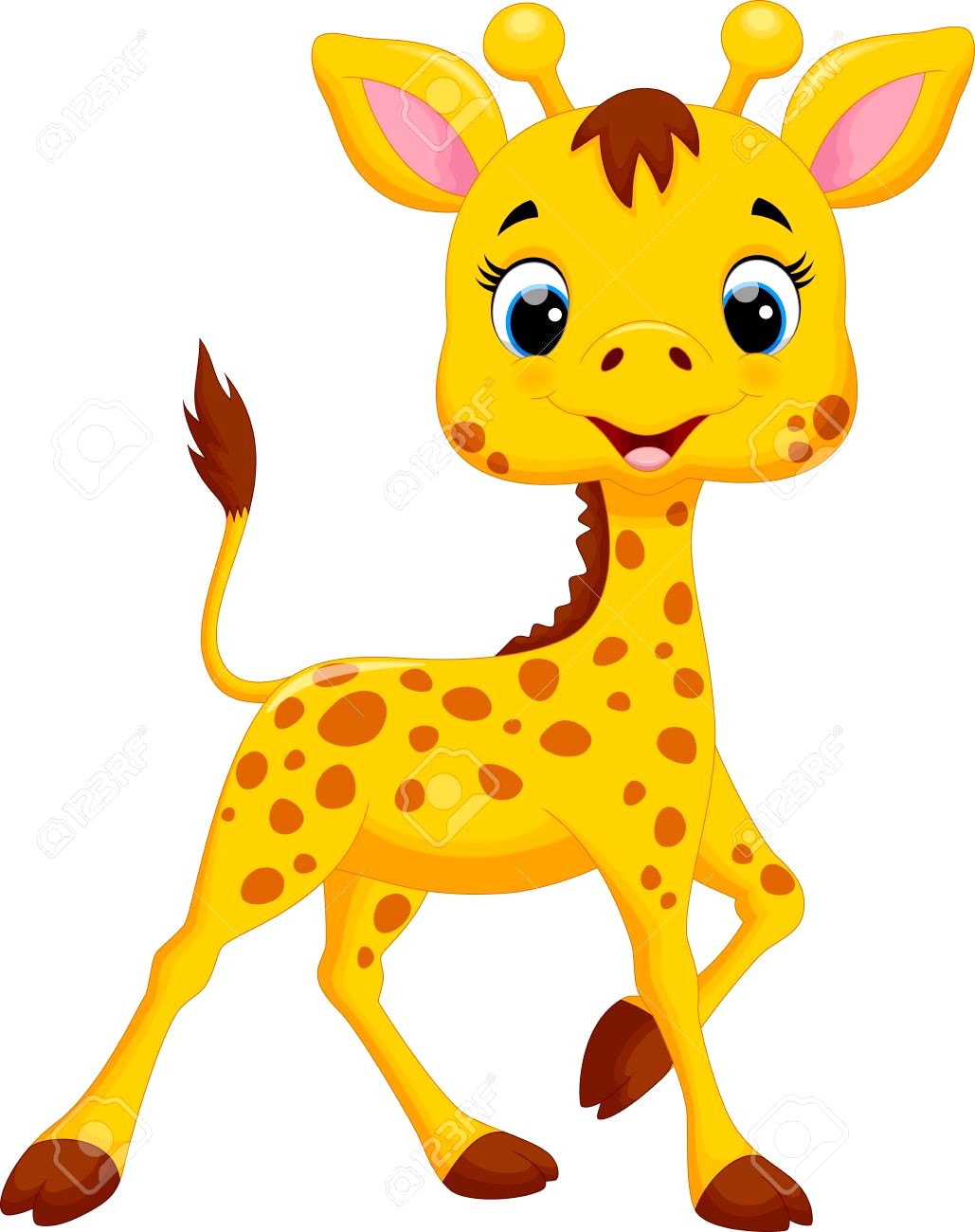 1029x1300 Cute Giraffe Drawing