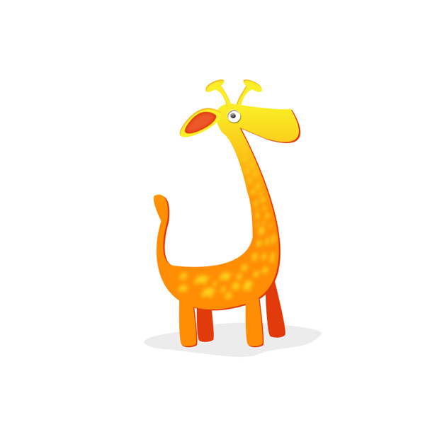600x600 Drawing A Cute Giraffe In Photoshop