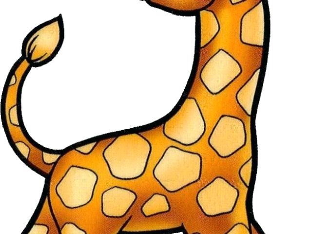 640x480 Giraffe Line Drawing