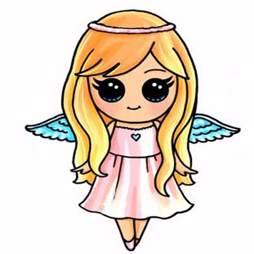 512x512 Huge Collection Of 'cute Girls Drawing' Download More Than