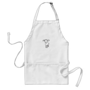 307x307 Cute Goat Aprons Zazzle