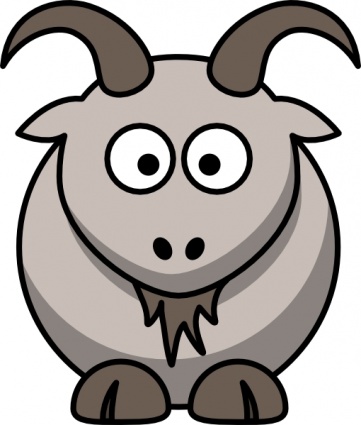 361x425 Cute Goat Mascot