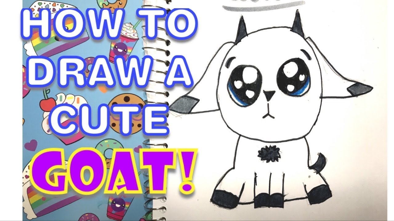 1280x720 How To Draw A Cute Goat! Step