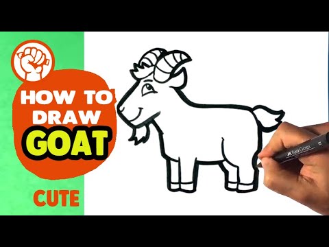 480x360 How To Draw A Cute Goat