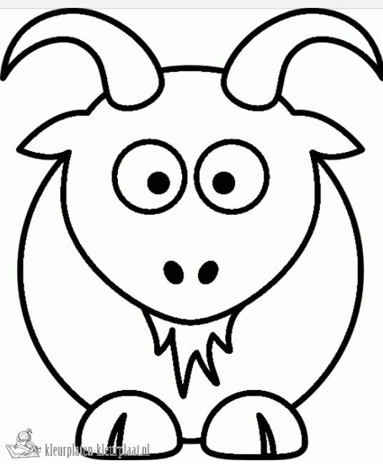 536x659 Projects Cartoon Drawings Of Animals, Goat
