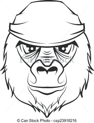 359x470 Gorilla Drawings Downvote