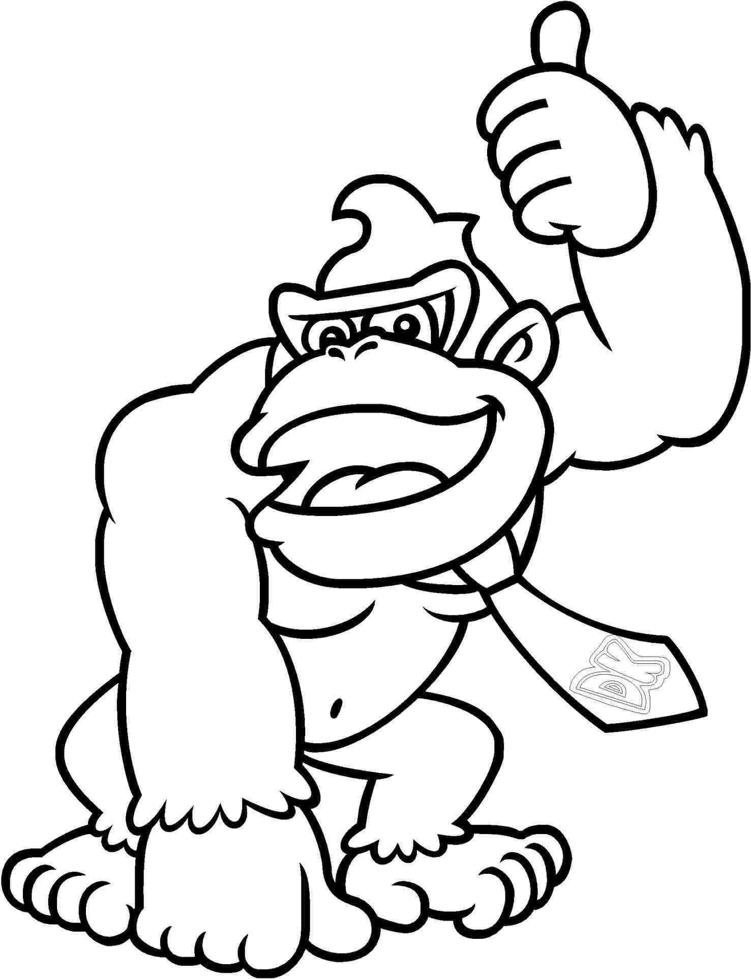 1477x1926 King Kong Cute Drawing
