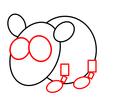 400x350 Drawing A Cartoon Hamster