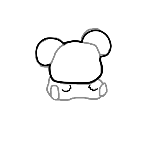 491x489 How To Draw A Cute Hamtaro