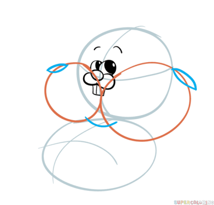 437x420 How To Draw A Hamster Draw So Cute