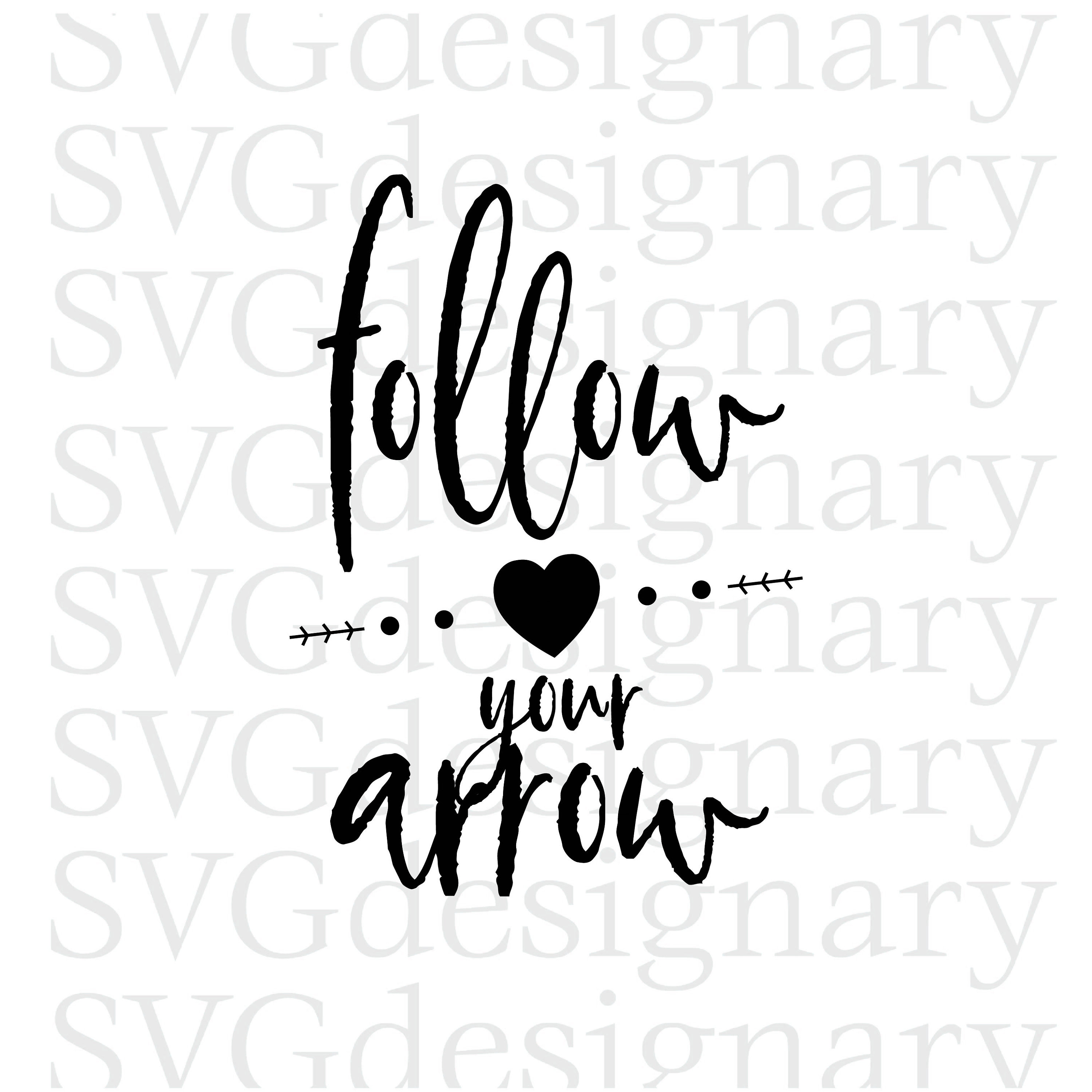 3000x3000 Follow Your Arrow Png Cute Heart Tribal Women Simple Etsy