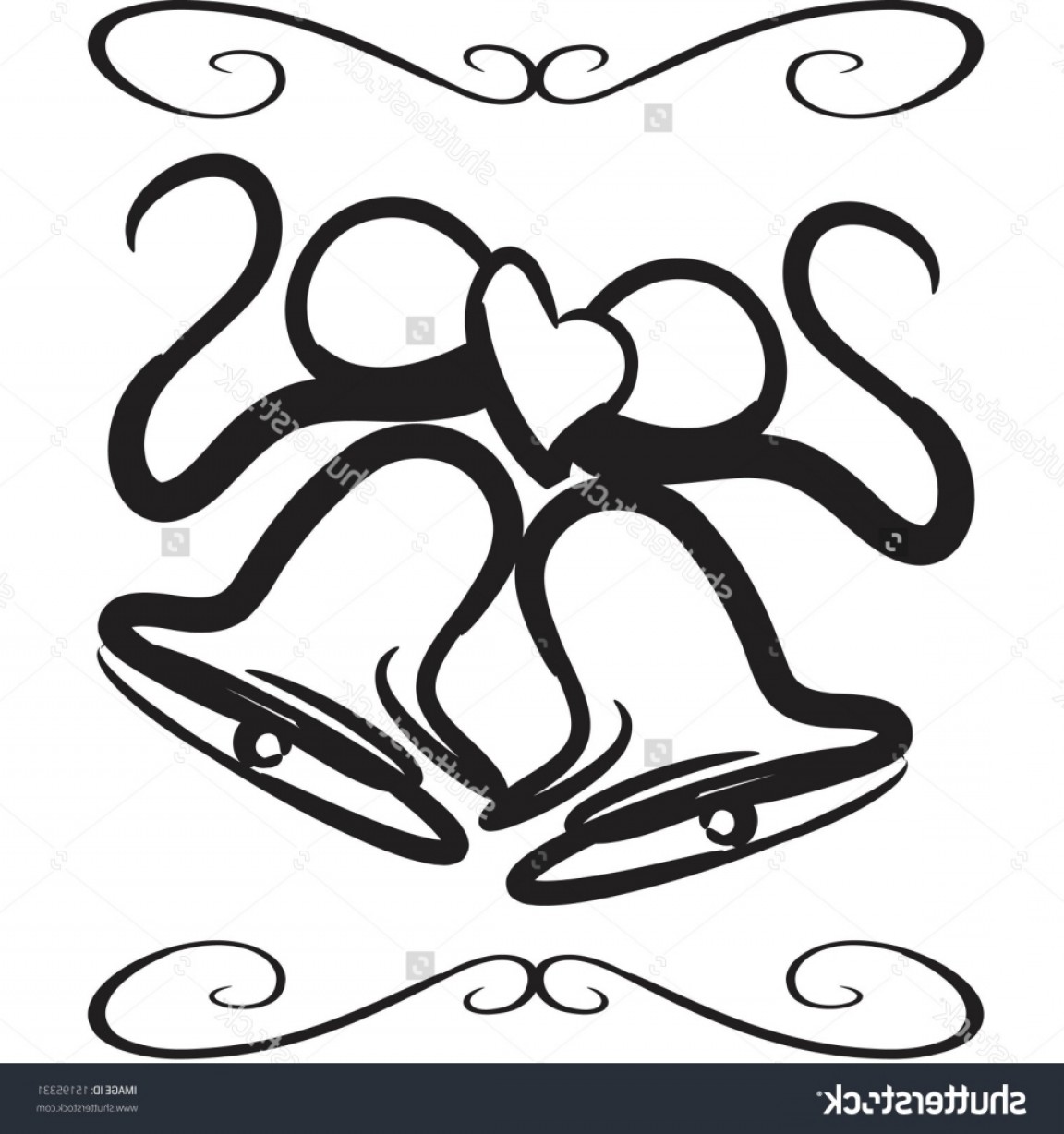 1152x1228 Cute Heart Drawings Vector Drawing Of Wedding Bells With Cute