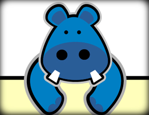 300x232 tutorial how to create a cute hippo character in vector character