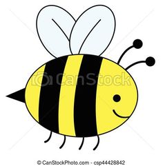 Cute Honey Bee Drawing