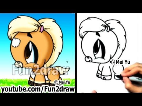 480x360 How Ro Draw Cute Horsepony