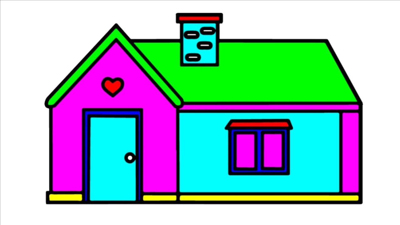 1280x720 How To Draw Cute House