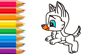 320x180 How To Draw A Husky For Kids Tutorials And Online Canvas