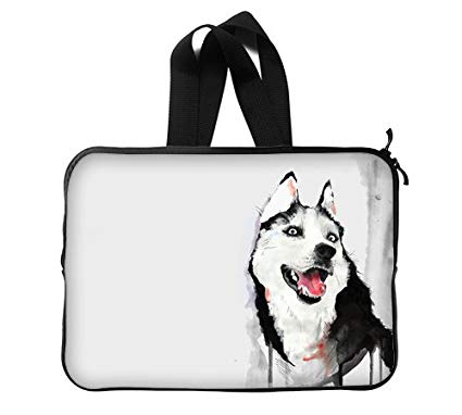 425x382 freestyle watercolor cute cool funny dog husky drawing