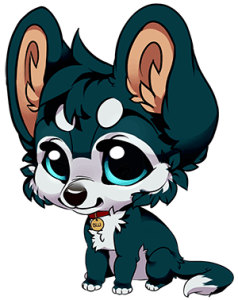 238x300 Collection Of Free Husky Drawing Cute Baby Download On Ui Ex