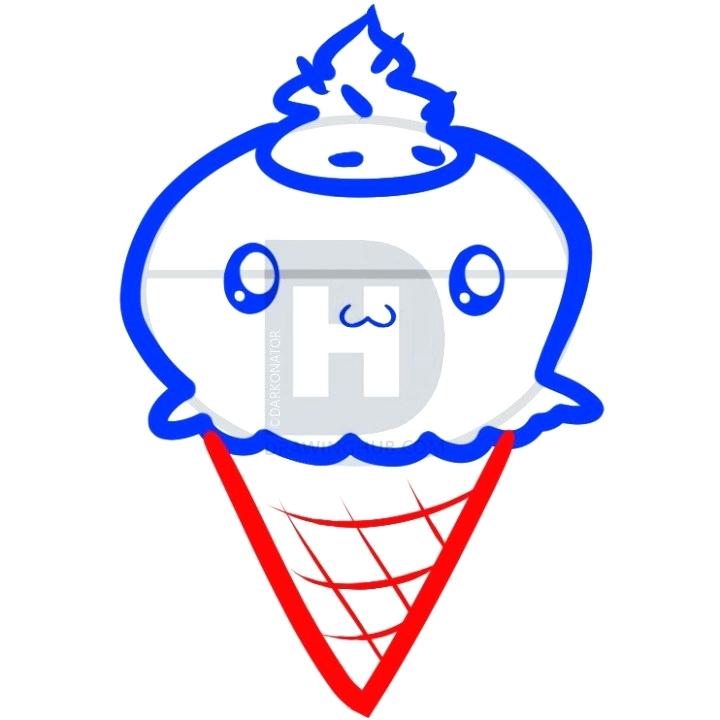 720x720 How To Draw A Cone Step